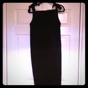 Burberry Black Bow Shoulder Dress. Large